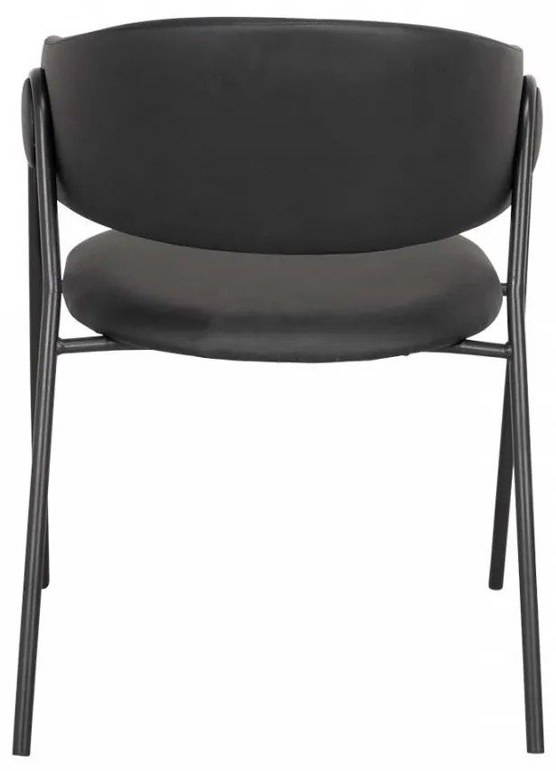 LINA ČALÚNENÁ STOLIČKA dark grey