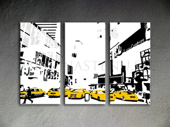 Ručne maľovaný POP Art obraz NEW YORK | rôzne rozmery