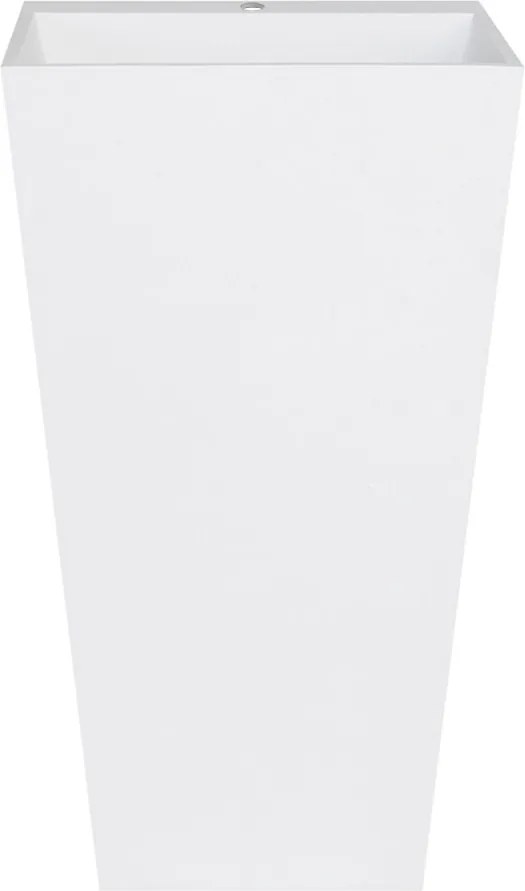 Besco Voľne stojace umývadlo z liateho mramoru Vera Matt UM VS-OPB 50x42x85 cm, s otvorom pre batériu