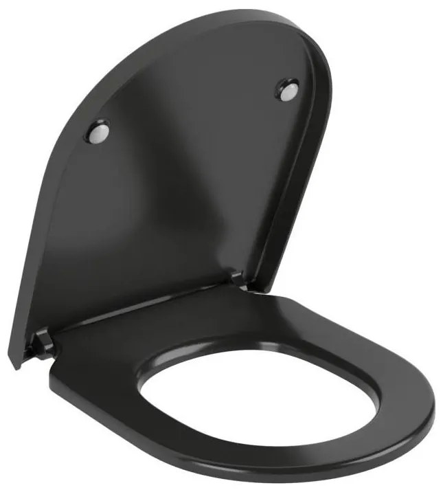 Villeroy & Boch 8M42S1R7 - WC sedátko SoftClose SUBWAY čierne