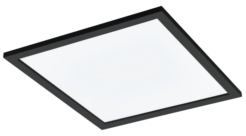 EGLO LED inteligentné stropné svietidlo SALOBRENA-Z, 21,5 W, teplá-studená biela, 45x45cm, hranaté, čiern