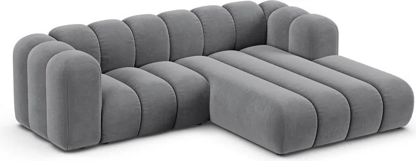 Svetlosivá rohová pohovka (pravý roh) Lupine – Micadoni Home