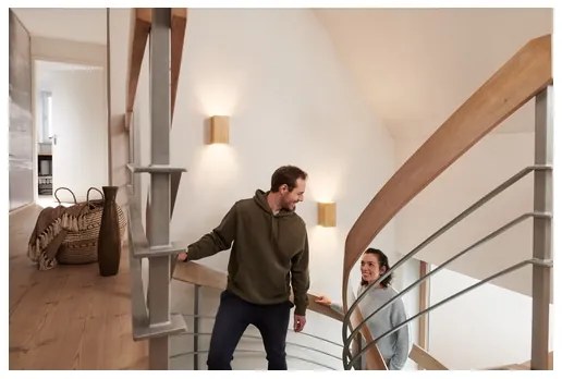 Ledvance - LED Stmievateľné nástenné svietidlo SMART+ WOOD LED/7W/230V Wi-Fi