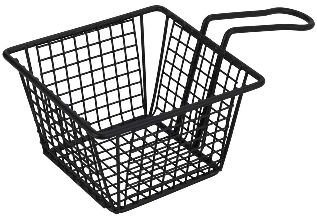 Servírovací košík na hranolky PRISMA černý