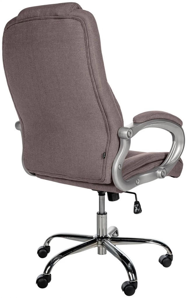 Design-Shop Kancelárska XXL stolička Apol látka - Sivo-hnedá (Taupe)