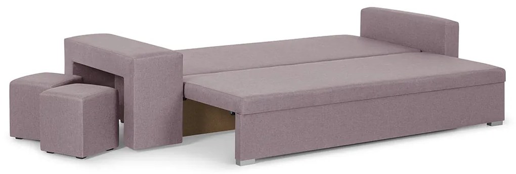 Trojmiestna pohovka s funkciou spania DOLAR II Námornícka modrá