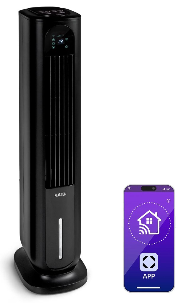 Polar Tower Smart, ochladzovač vzduchu, ventilátor, 85 W, 7 l, diaľkový ovládač, 5 x chladiaci box