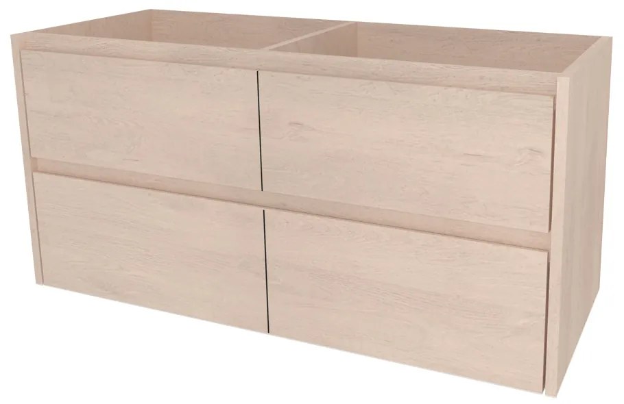 Mereo Opto, kúpeľňová skrinka 121 cm, Multidecor, Dub Patinovaný, MER-CN993SDUP1