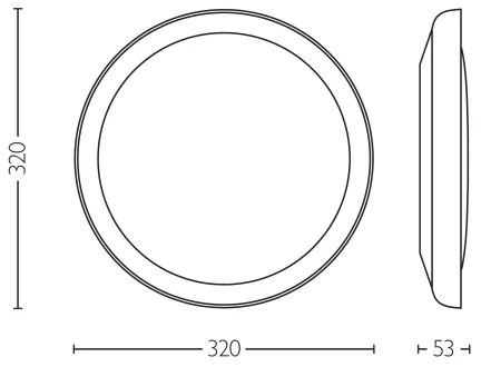 Philips - LED Stmievateľné stropné svietidlo PEBBLO LED/10W/230V 4000K biela