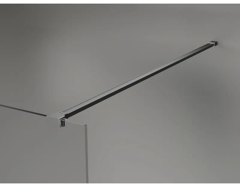 Mexen, Mexen Kioto-X sprchová stena 80 x 200 cm, mráz 10 mm, pištoľový kov - 800-080-101-95-30-X
