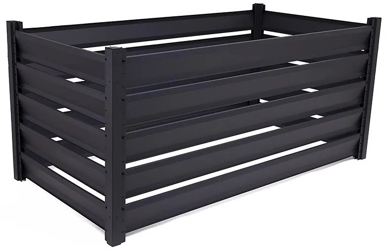 Kompostér Trestles 1100×2100×1000 mm, čierny KOMP1-9005