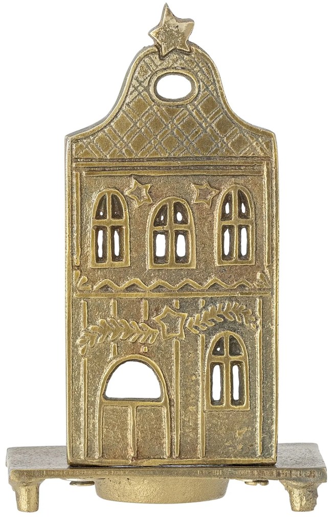 Bloomingville Kovový svietnik na čajovú sviečku Crista Brass no.1