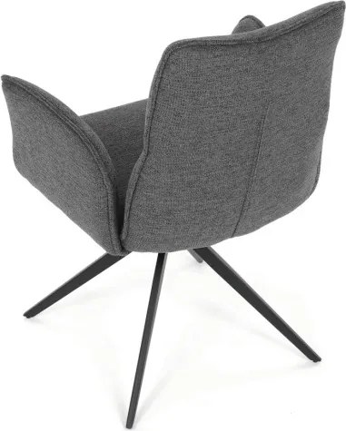 Jedálenská stolička sivá DCH-D1328 GREY2