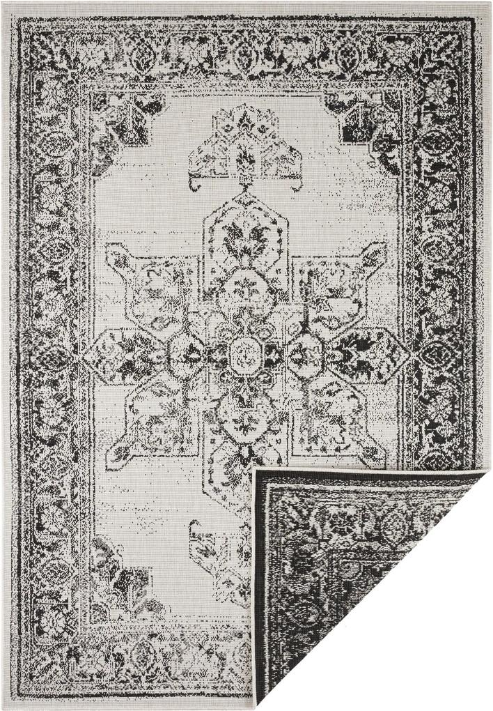 Bougari - Hanse Home koberce Kusový koberec Twin Supreme 104137 Black/Cream - 80x150 cm