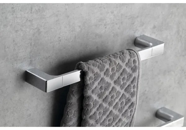 Gedy - Nástenný vešiak na uteráky PIRENEI 6,6x45 cm lesklý chróm