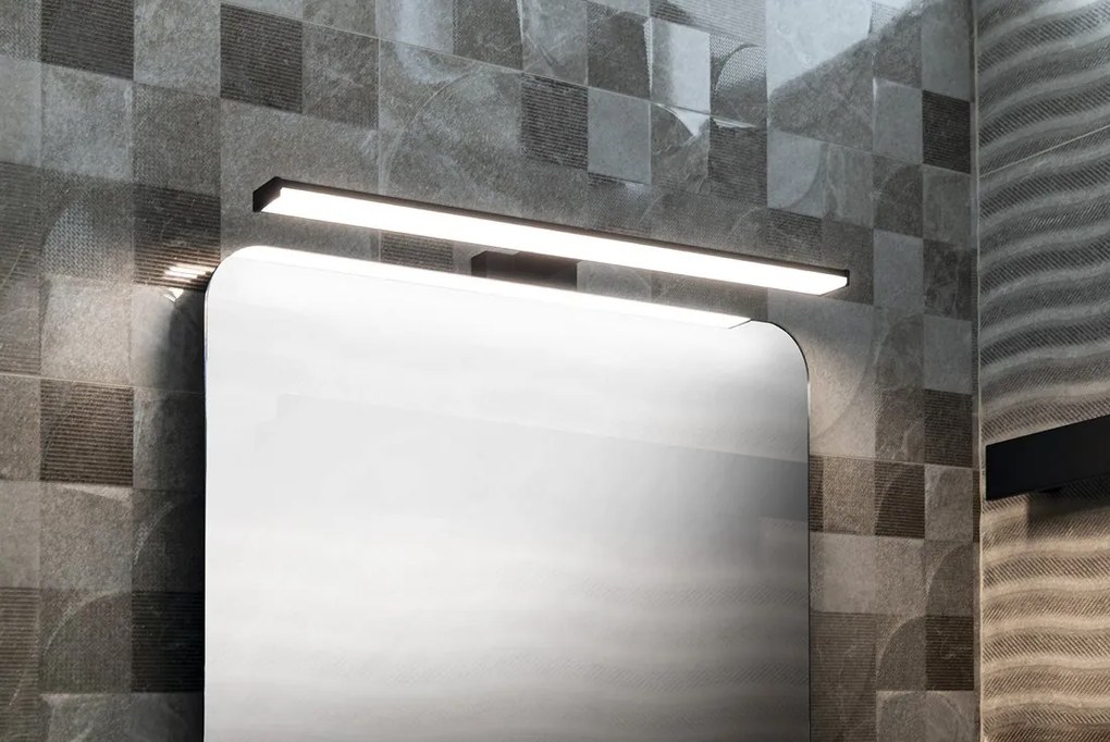 Sapho Sapho, CHICAGO MAX LED svietidlo, 780x120x40 mm, 15W, 230 V, plast, čierna matná