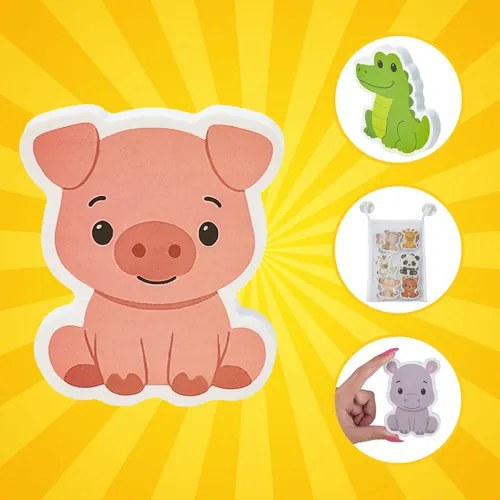 ISO Trade Penové puzzle do kúpeľa Zvieratká – plávajúca hračka pre deti