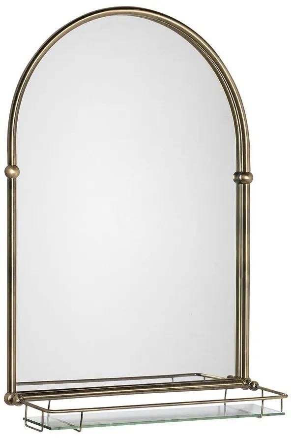 Sapho, TIGA zrkadlo 48x67cm, sklenená polička, bronz, HZ206