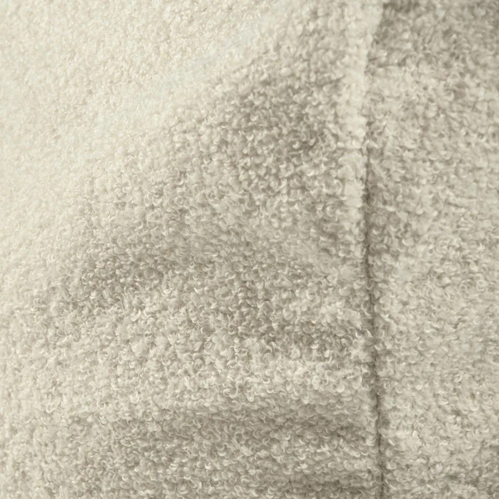 Krémový sedací vak z textílie buklé Sofa Seat Lounge – SLOWDOWN