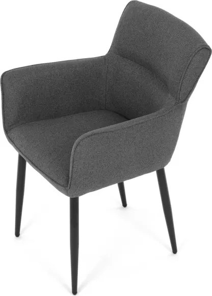 Jedálenská stolička sivá DCH-J2159 GREY2
