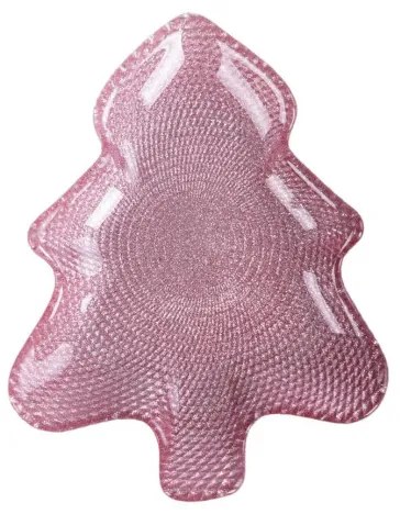 Dekoračný tanier BLITS ružový 721342
