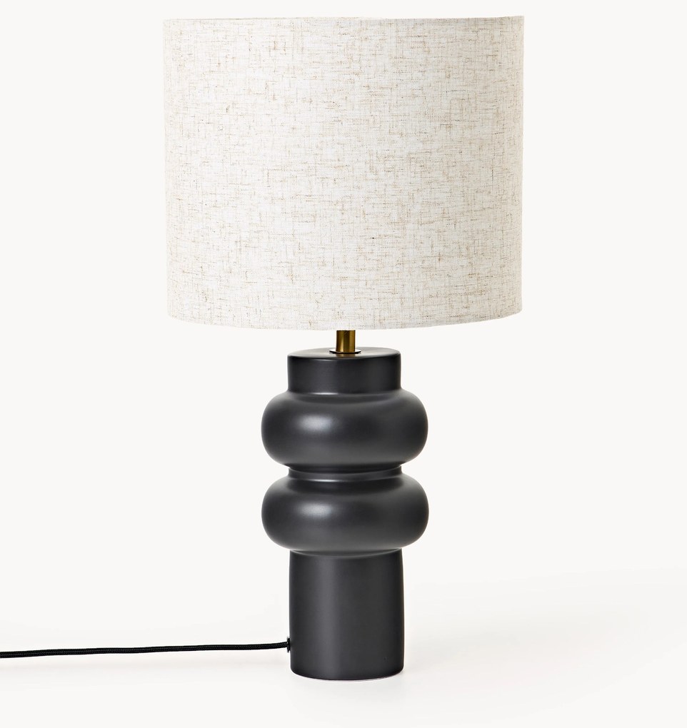 Veľká keramická stolová lampa Christine