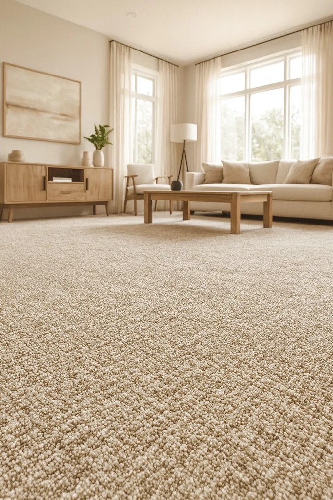 Metrážny koberec Olympic 2814 brown, na mieru, šíře 3m,4m,5m, hnedá, filc, obývacia izba, Timzo