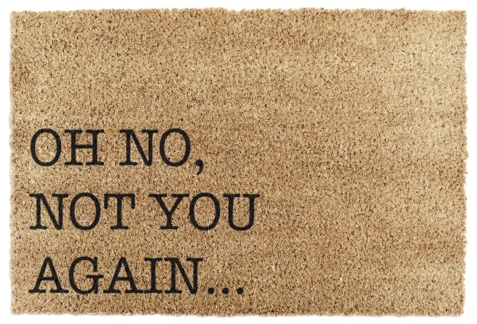 Rohožka z kokosového vlákna 40x60 cm Oh No Not You Again – Artsy Doormats