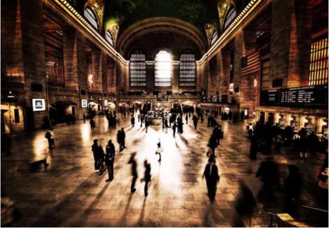 Obraz na skle Styler - Grand Central 1 120x80 cm