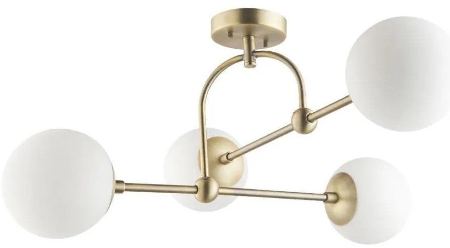 Endon 90843 - Prisadený luster ONTARIO 4xE14/7W/230V mosadz