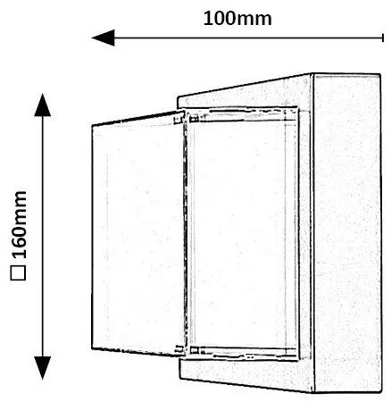 Rabalux 7247 - LED RGBW Vonkajšie svietidlo DURBE LED/10W/230V IP54 Wi-Fi Tuya