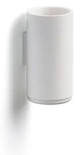 Biely závesný pohárik na zubné kefky Zone Rim