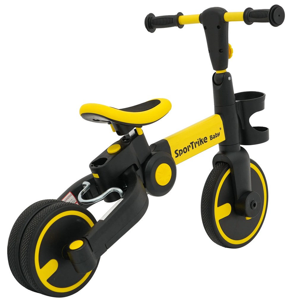 Odrážadlo Happy Bike 3v1 Sportrike ZSP.B68 - žlté