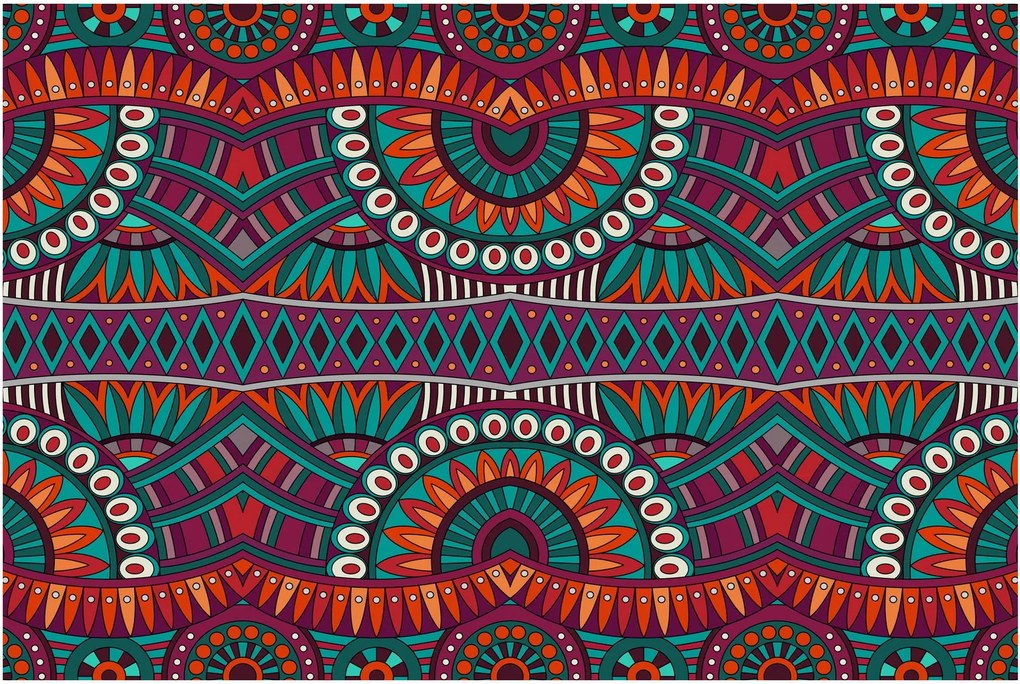 Obraz ornamentálne abstrakcie (90x60 cm)