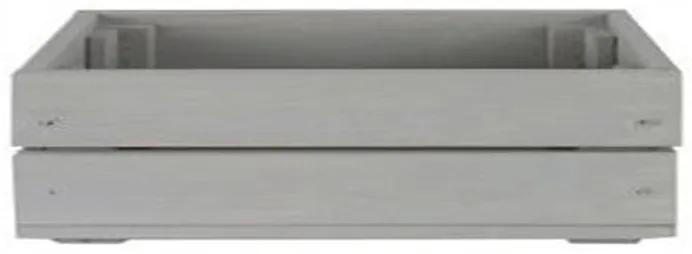 Drevená debnička SD-2-60X40 farebné varianty Povrchová úprava: Sivá
