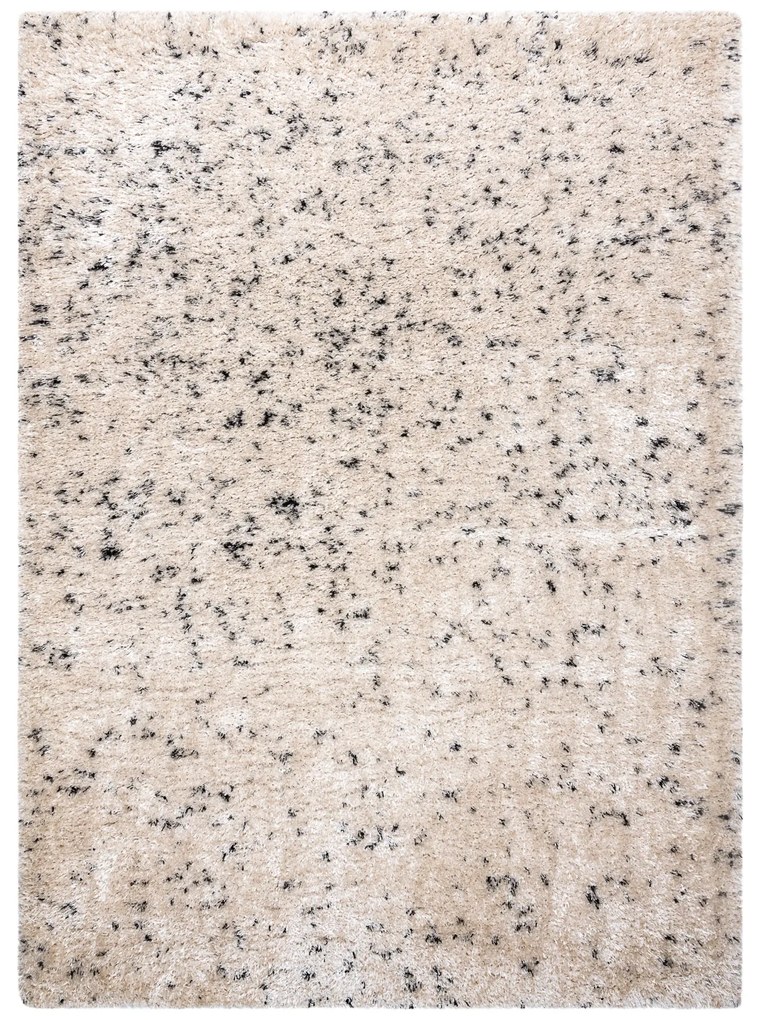 Koberec FLUFFY 2372 shaggy,  bodky krém / antracit