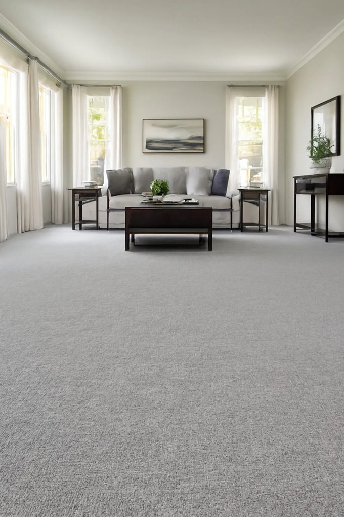 Metrážny koberec Elizabet 274 sv. šedá, na mieru, šíře 4m, šedá, filc, chodba / predsieň, Spoltex