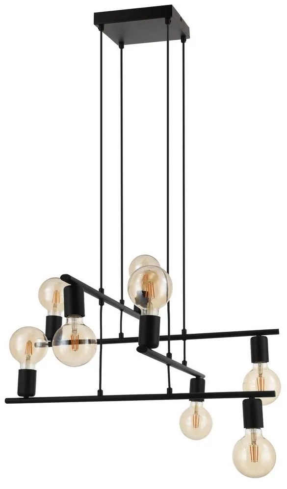 Eglo 98909 - Luster na lanku MEZZANA 8xE27/40W/230V