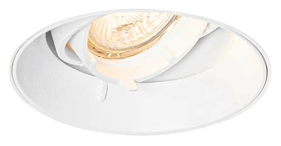 Inteligentné zapustené bodové svietidlo biele okrúhle bezrámové vrátane Wifi GU10 50mm - Oneon