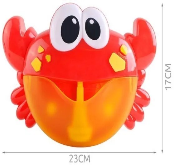Bublinkovač do kúpeľa Krab