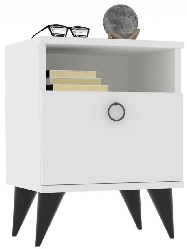 Nočný stolík Barlo White
