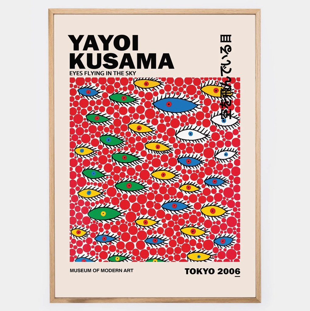 Plagát Eyes Flying in the Sky | Yayoi Kusama