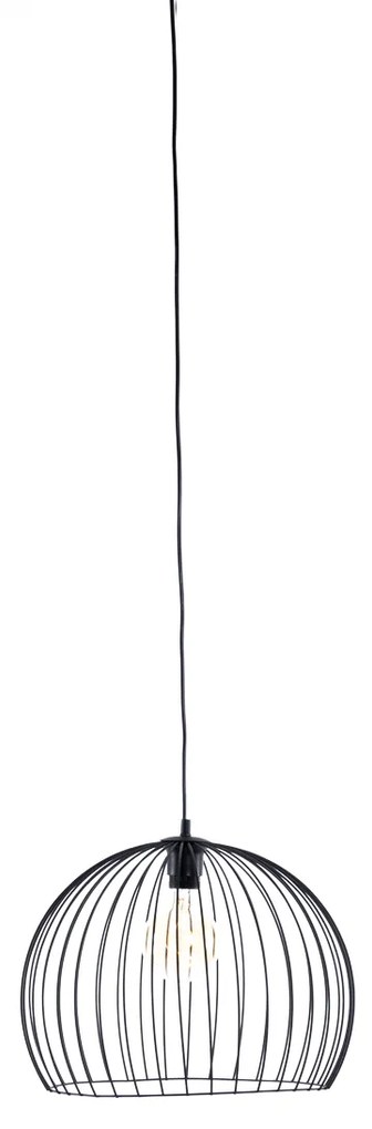 Moderné závesné svietidlo čierne 40 cm - Koopa