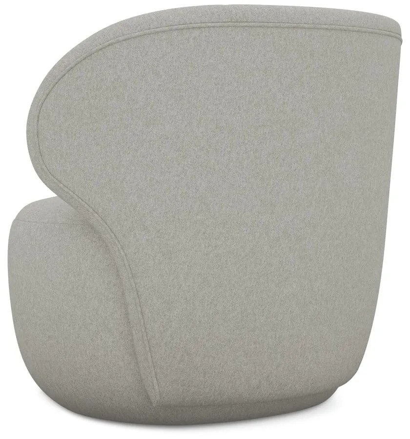 Svetlosivé kreslo Kama – Makamii