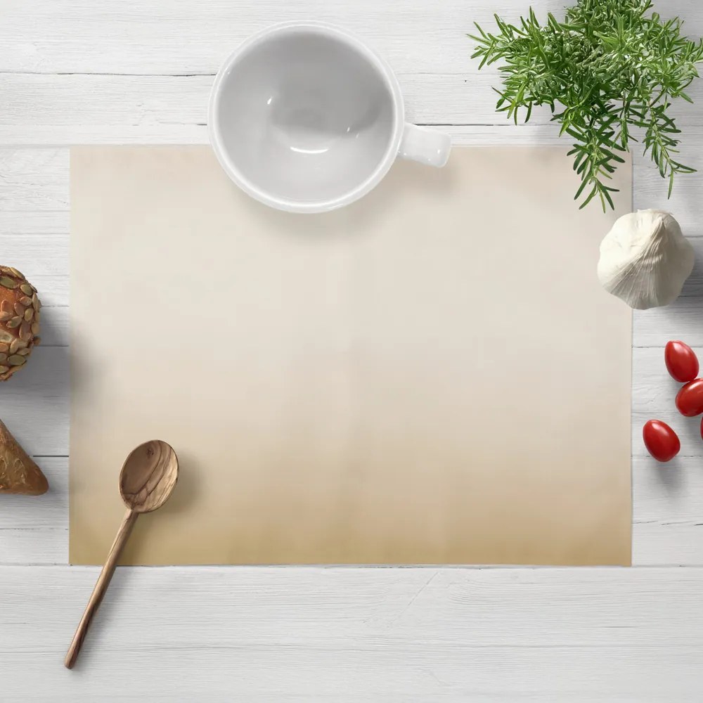 Biante Saténové prestieranie na stôl polyesterový Satén LUX-016 Latte 30x40 cm