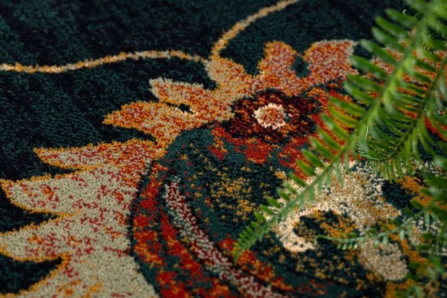 Koberec OMEGA Latica modrý