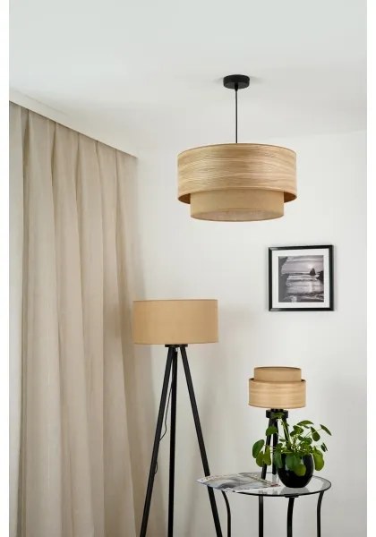 Brilagi - Stolná lampa MONTANA BOHO 1xE27/15W/230V hnedá/čierna