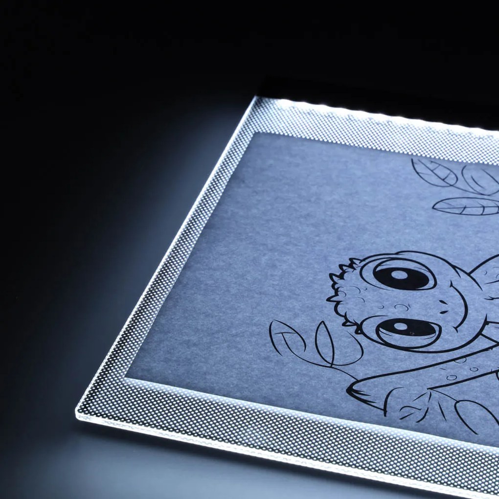 KIK Kresliaca tabuľa A3 s LED podsvietením, USB napájanie