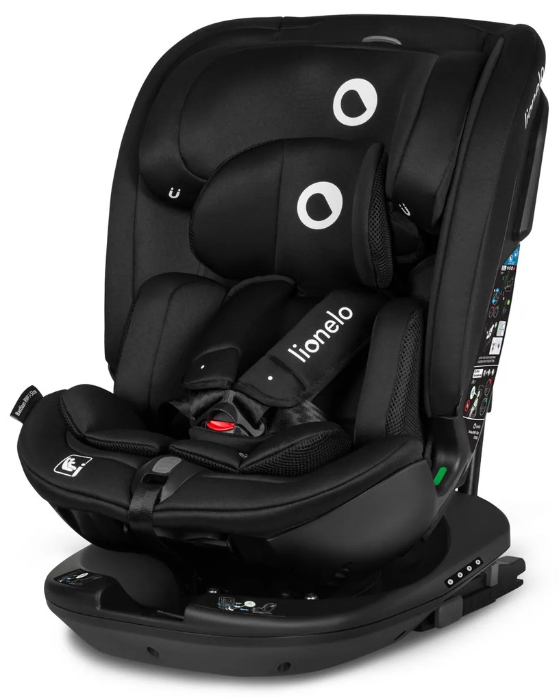Autosedačka Lionelo Bastiaan RWF i-size 40-150 cm 0-36 KG Farba: Black Carbon