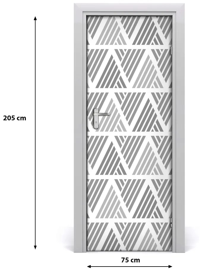 Fototapeta na dvere geometrické pozadie 75x205 cm